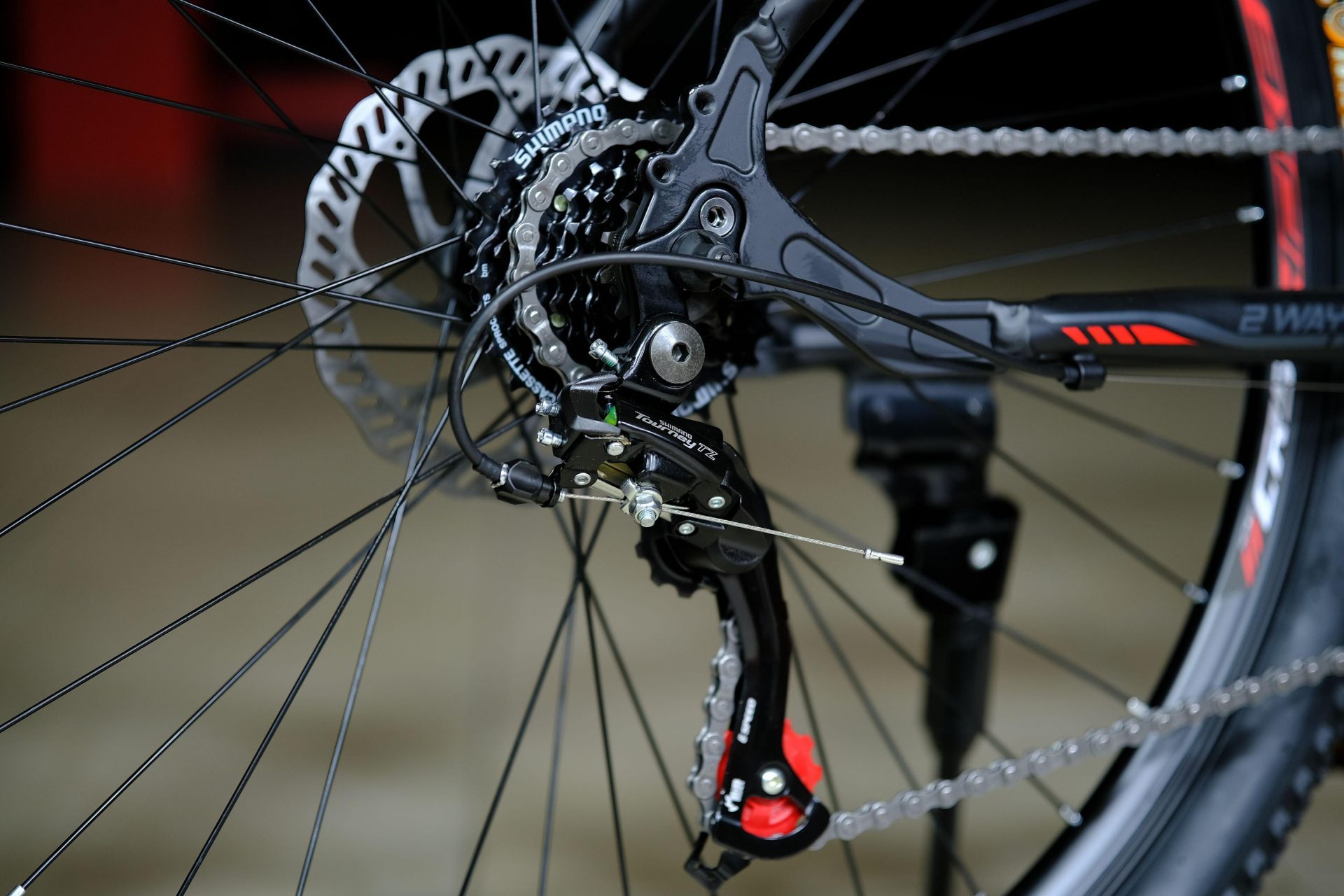 Задний переключатель  Shimano Tourney TZ-500 оригинал
 HOKE 2 Way 27,5 HD 17